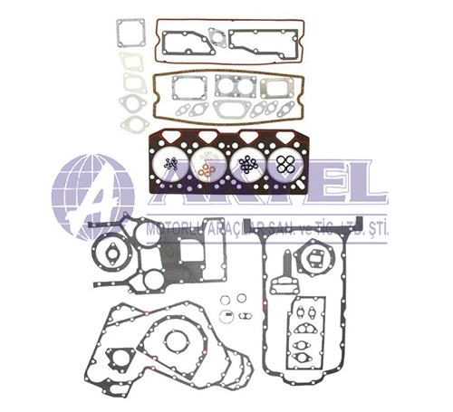 PERKINS, FULL SET GASKET W/SILICON